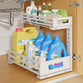1-Pack Under Sink Organizers and Storage, 2-Tier L Shape Pull Out Cabinet by UnderSinkOrganizer