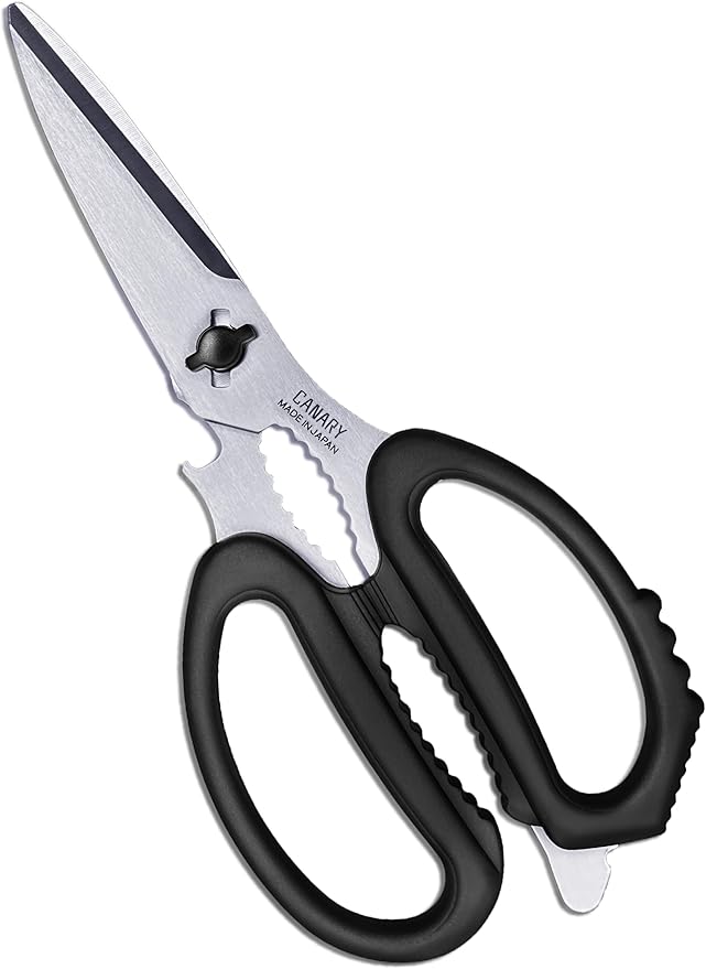 CANARY Japanese Kitchen Scissors Heavy Duty 8.2", Made in JAPAN, Dishwasher by CANARY