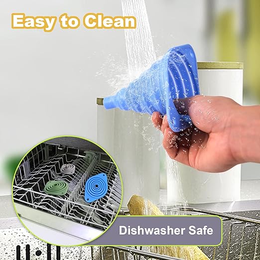 Kitchen Funnel Set of 3, Small and Large, Funnels - Image 7