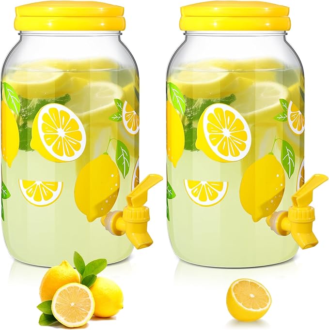 Havawish 2 Pcs 1 Gallon Plastic Beverage Dispenser - Image 8