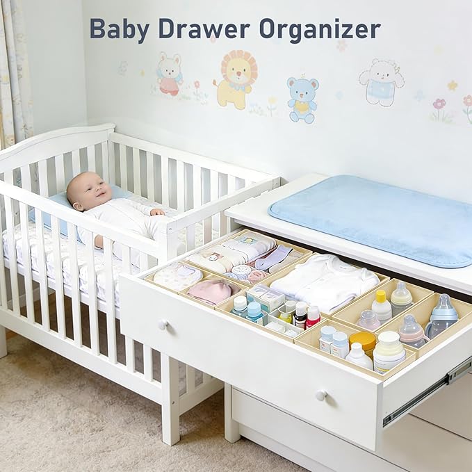 DIMJ Drawer Organizer Clothes, 26 Pack Dresser Organizer, Foldable Closet - Image 3
