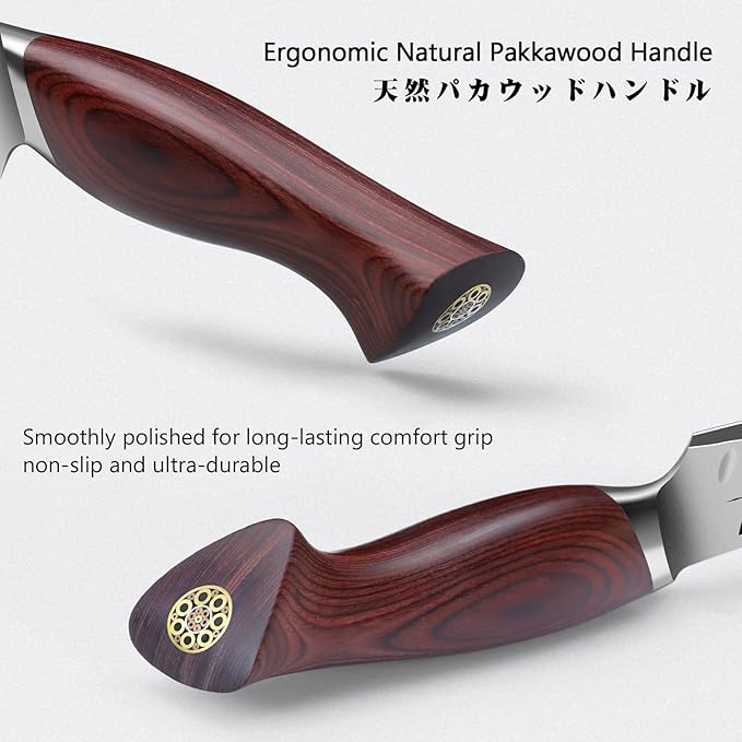 SHAN ZU Brisket Slicing Knife, 11.6 Inch Carving Knife Japanese High Carbon - Image 5