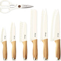 Knife set, 13 Pieces Kitchen Knives Set, Nonstick Ceramic Anti-Rust Coating and by EnergizeYourCooking