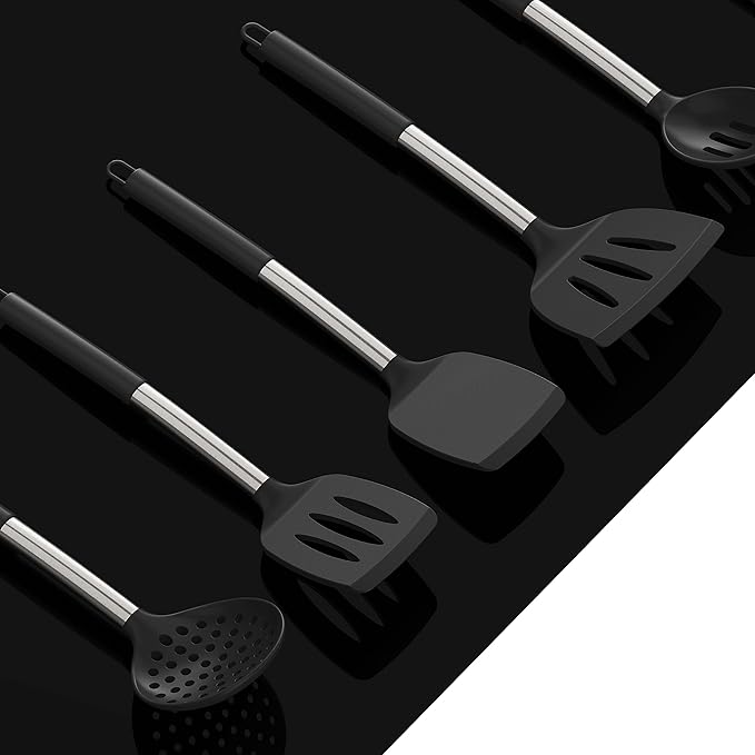 oannao Large Silicone Cooking Utensils Set - Image 6