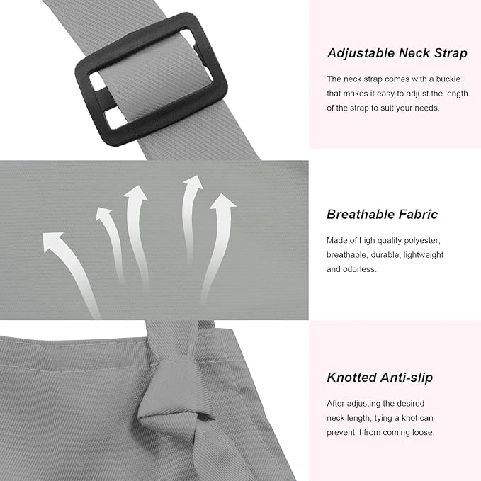 15 Pcs Adult Aprons Bulk with Pockets Adjustable Bib Chef Apron - Image 3