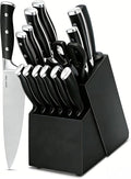Knife Set, 15 Piece Premium Kitchen Knife Block Set, Razor-Sharp, High Carbon by UmiteChef