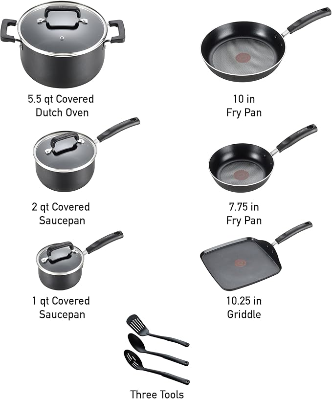 T-fal 20 piece set of Signature Nonstick Cookware - Image 2