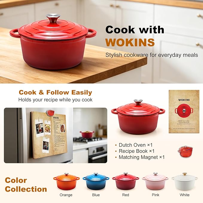 Enameled Cast Iron Dutch Oven - Image 2