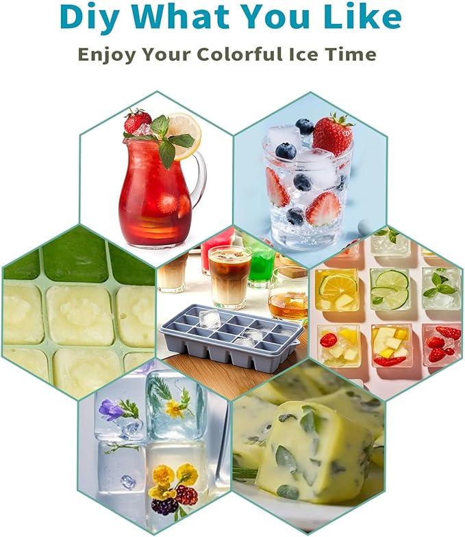 Upgrade Ice Cube Tray 4 Pack - Image 6