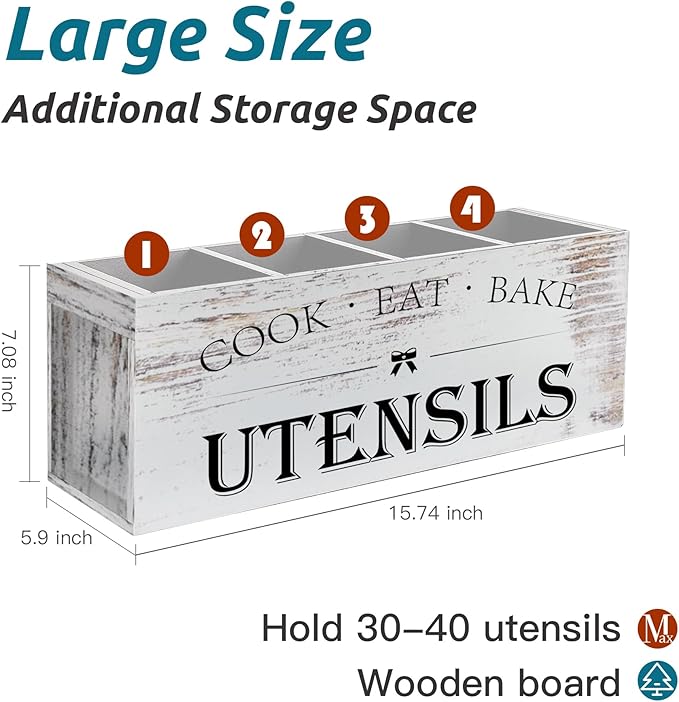 Suli Extra Large Kitchen Utensils Holder - Image 2
