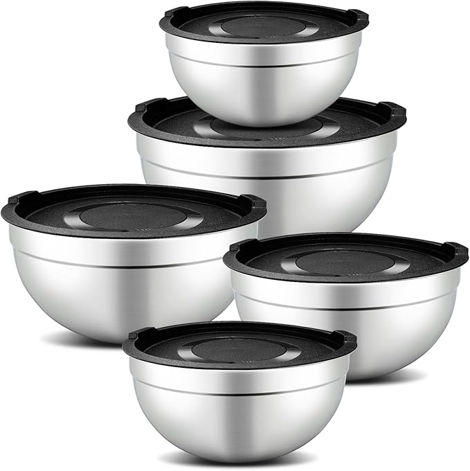hunnycook 5 Piece Mixing Bowl Set by Dedicatedtoenhancingyourdiningexperience