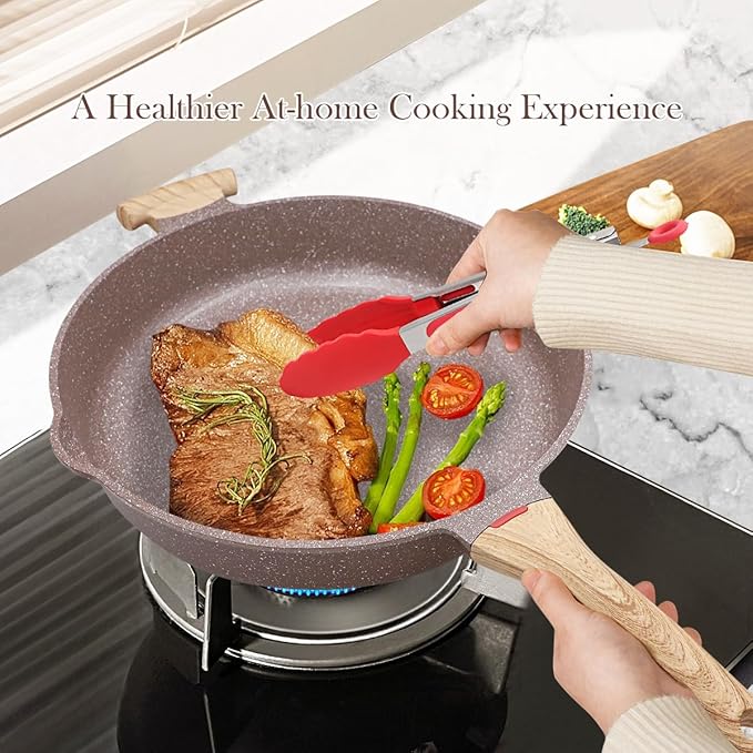 AIKENBBKK Ceramic Frying Pan - Image 4