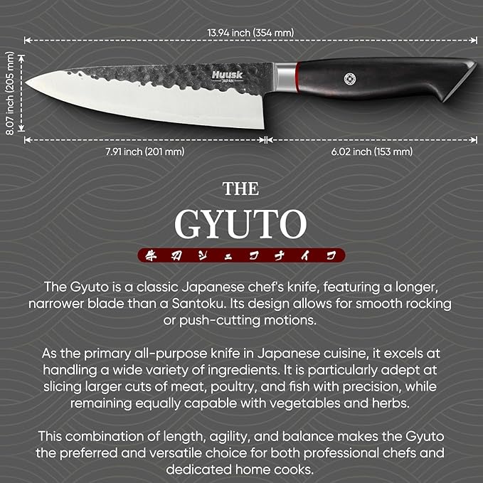 Huusk Professional Japanese Chef Knife - Image 7