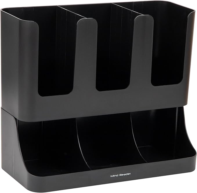 Mind Reader Cup and Condiment Station, 13 Inch Countertop Coffee Bar Organizer - Image 7
