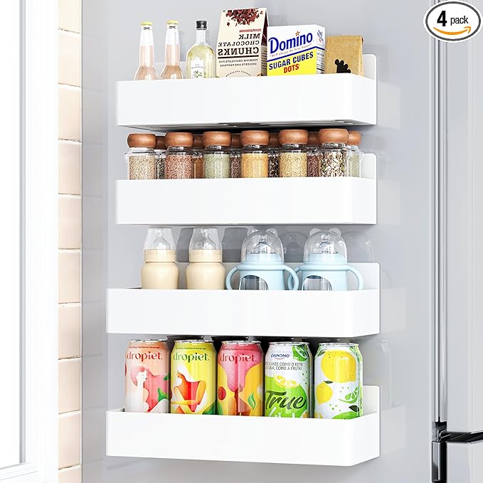 Mystozer Magnetic Spice Rack for Refrigerator, Kitchen Organizer and Storage by Mystozer