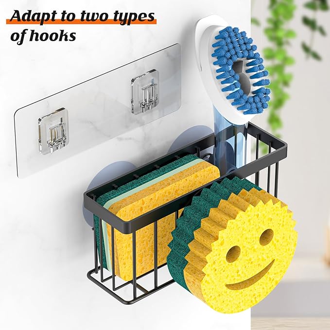 MURLONG Sponge Holder Smiley Face, Sink Caddy - Image 3