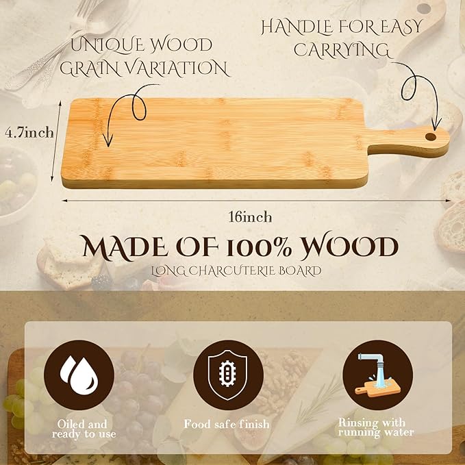 Nuenen 6 Pcs Wood Cutting Board - Image 2