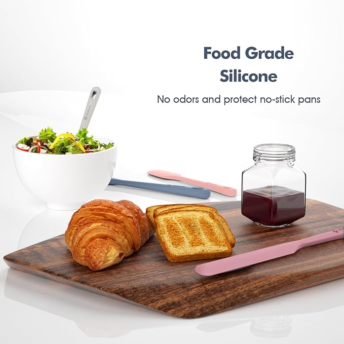 ChefAide 5 Pieces Silicone Spatula Set, Food Grade Rubber Spatula, Upgrade - Image 7