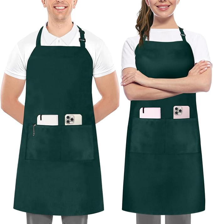 Utopia Kitchen 2 Pack Bib Apron, Adjustable by UTOPIAKITCHEN