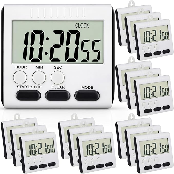 Xuhal 15 Pack 24 Hours Kitchen Timer by Xuhal