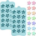 Star-Shaped Silicone Molds, 15 Cavities Each by Fchil