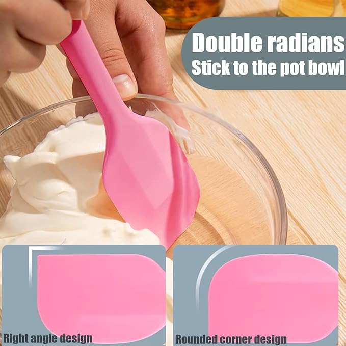 8 Pieces Silicone Spatulas, 8.5 inch Non-stick - Image 6