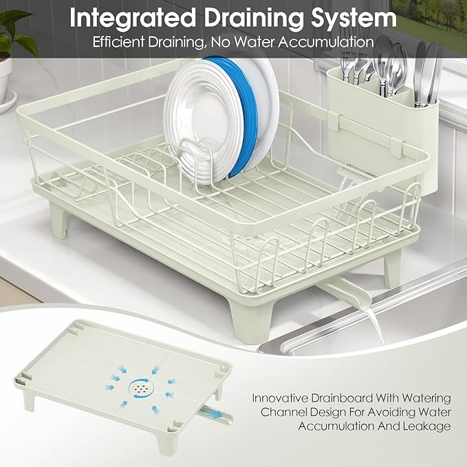 Urackify Dish Drying Rack for Kitchen Counter, Sink Dish Rack - Image 6