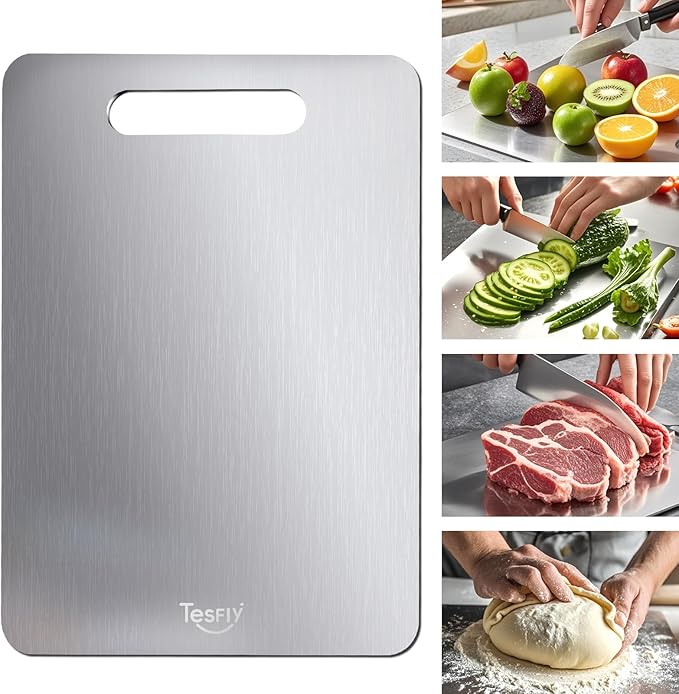 Cutting Boards For Kitchen, Double-sided food-grade Cutting Board For Cutting by TESFLY