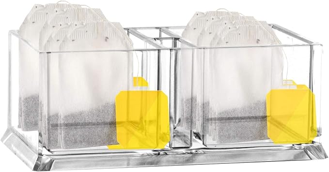 Coffee Sugar Bags Holder for Drink Packet Organizer, 5.8x3.2x2.36 inch Tea Bag - Image 5