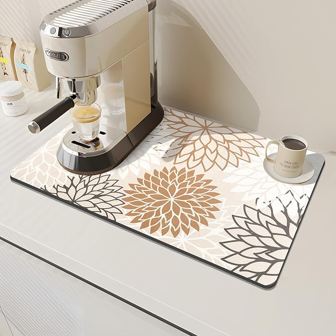 Findosom 2PCS 12" x 20" Dish Drying Mat & 24" x 5.5" Sink Splash Guard - Image 5