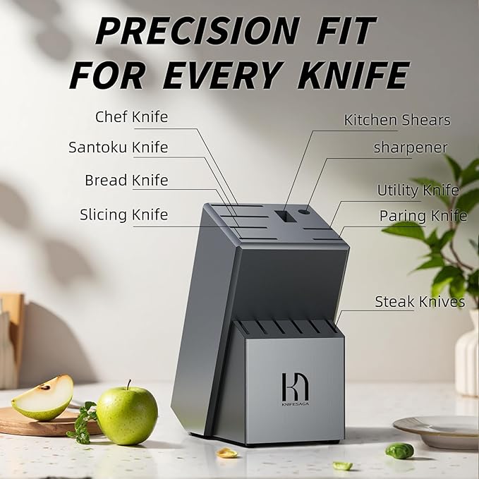 KnifeSaga Premium Knife Set 15 Pcs Quality Kitchen Knife Set - Image 7