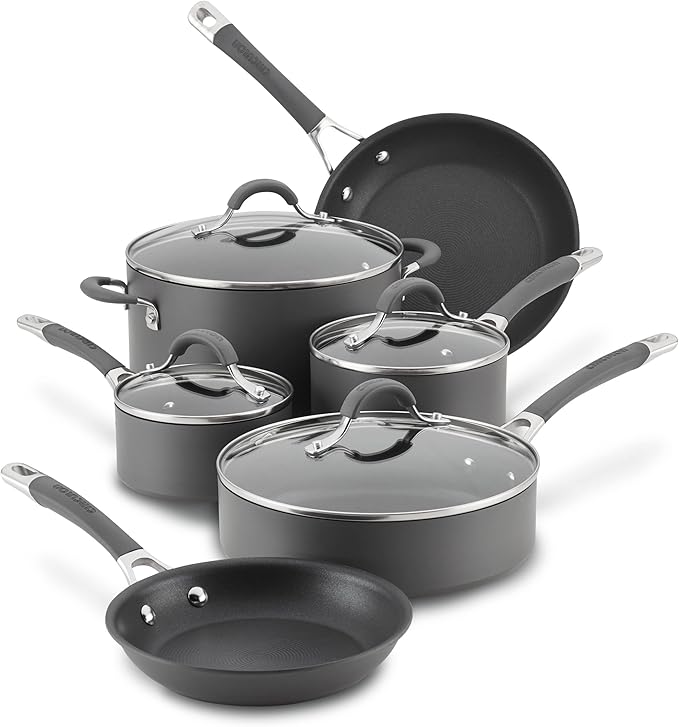 Circulon 83903 Radiance Hard Anodized Nonstick Cookware Pots and Pans Set - Image 13