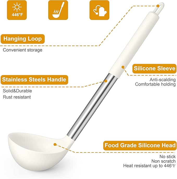 LIANYU 15 Pcs Cooking Kitchen Utensils Set - Image 3
