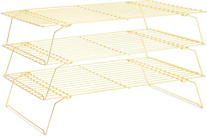 Cooling Rack for Baking 3 Tiers, Stainless Steel Baking Cooking Cooling Racks by Briout