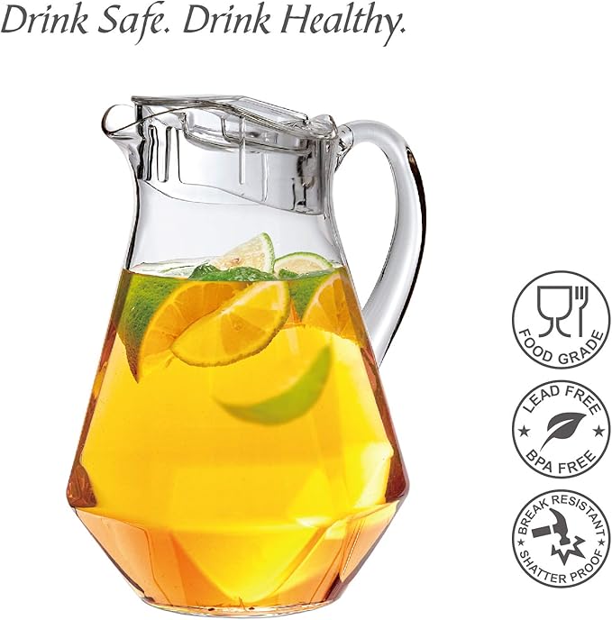 Amazing Abby - Sparkly - Plastic Pitcher, Fridge Jug, Shatter-Proof, and More - Image 4