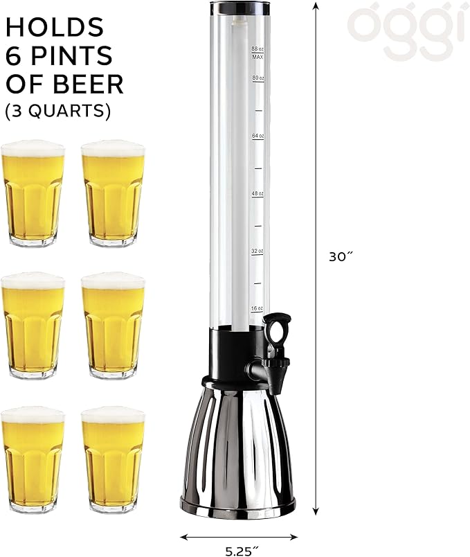 OGGI Beer Tower 88oz - Image 4