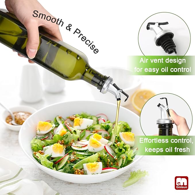 GMISUN Olive Oil Dispenser Bottle 4 Pack, Olive Oil Dispenser - Image 3