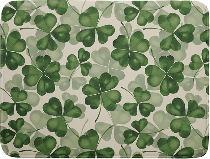 St Patrick's Day Dish Drying Mat by Aytipun