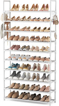 VTRIN 10 Tiers Shoe Rack Tall Large Capacity Wide Shoe Organizer Sturdy Shoe by VTRIN