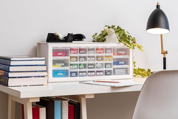 IRIS USA Plastic Storage Drawers, Made in USA, 26-Drawer Organizer Cabinet - Image 4