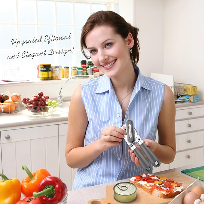 Can Opener, No-Trouble-Lid-Lift Manual Handheld Can Opener - Image 8