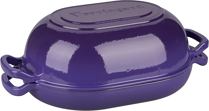 VORRINGARD Enameled Cast Iron Sourdough Bread Oven, Dutch Oven, Loaf Cast Iron - Image 9