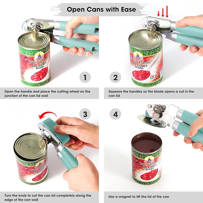 Beneno Heavy Duty Hand Can Opener Manual - Image 4