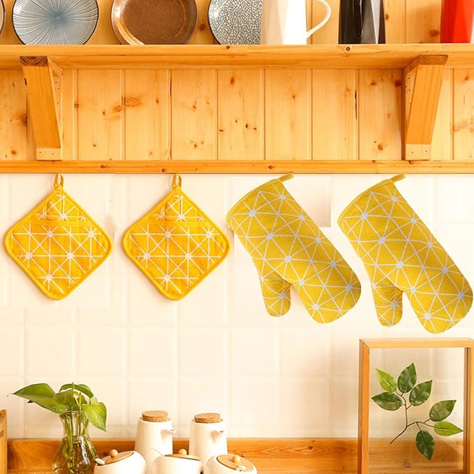 Oven Mitts and Potholders BBQ Gloves-Oven Mitts and Pot Holders - Image 7