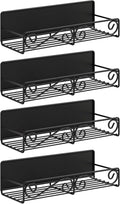 4 Pack Magnetic Spice Rack for Refrigerator by Hoopoton