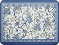 Giwawa Chinoiserie Dish Drying Mat 18x24in Blue White Oriental Floral Birds by Giwawa