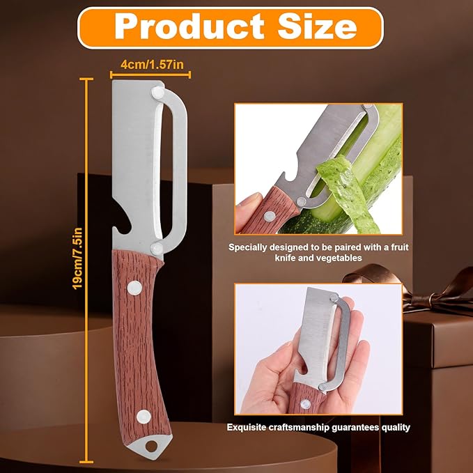 2pcs Multi-Functional Vegetable Peeler - Image 2
