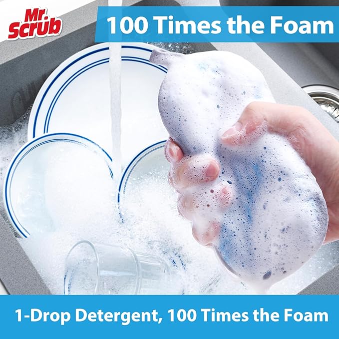 Sponges Kitchen Dish Sponge for Washing Dishes Cleaning Kitchen, All-Purpose - Image 6
