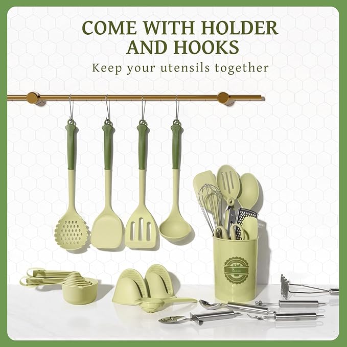 Kikcoin 43Pcs Kitchen Utensils Set - Image 7