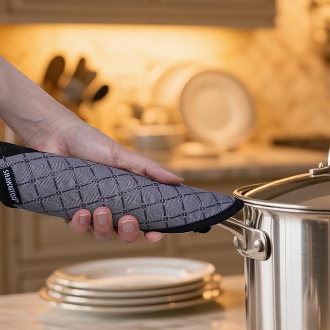 Oven Mitts and Pot Holders Sets 6pcs, Kitchen Oven Glove, High Heat Resistant - Image 5